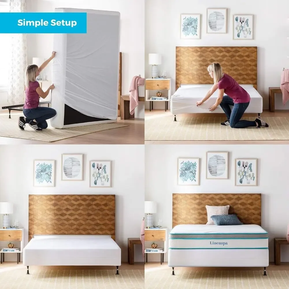 Linenspa Waterproof Protector Box Spring Encasement King Size